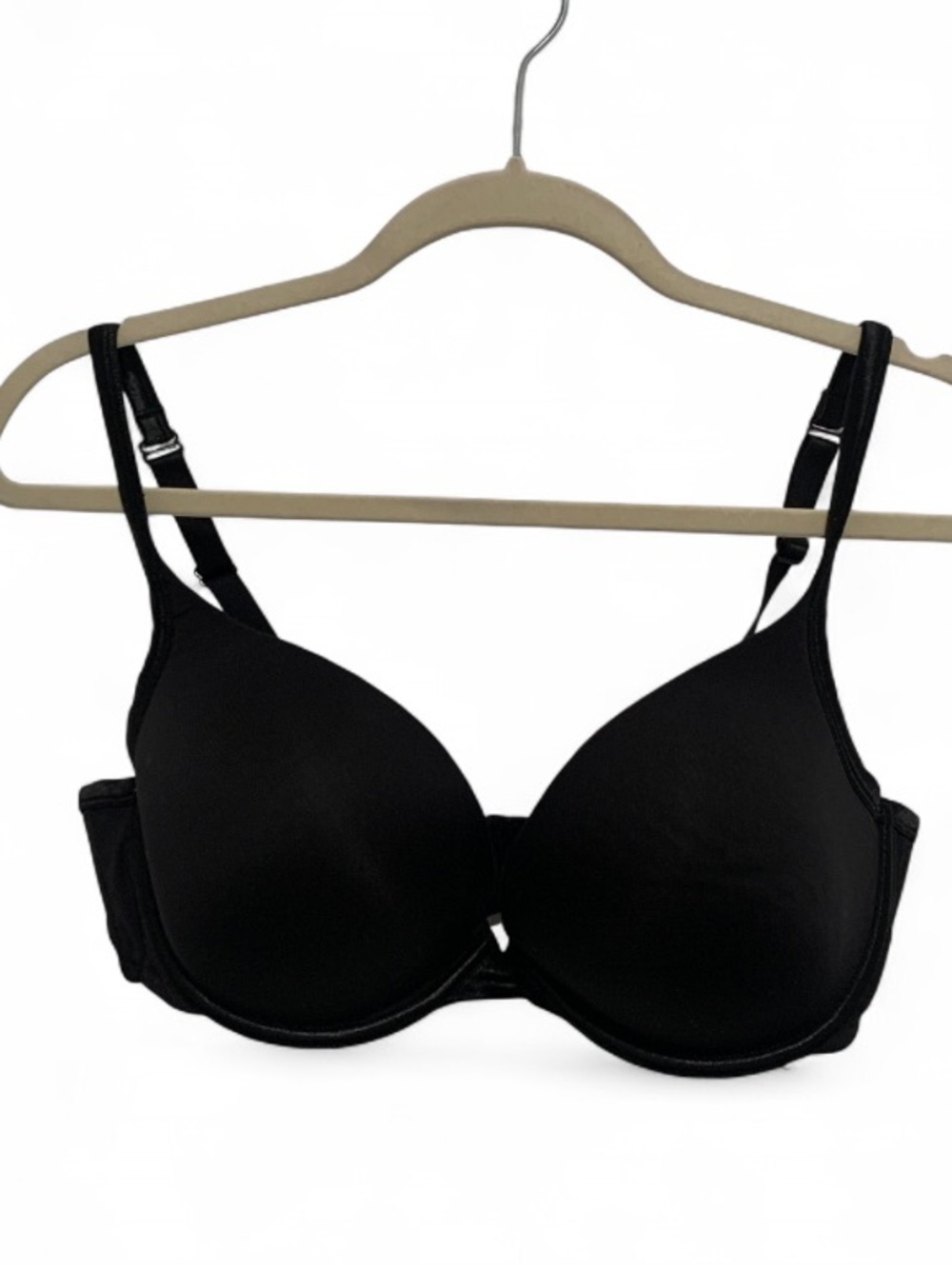 Cacique Smooth Boost Plunge Black Bra
